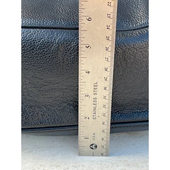 Coach Black Pebbled Leather Harley Hobo Crossbody Bag with Tag Adjustable Strap - Picture 16 of 16